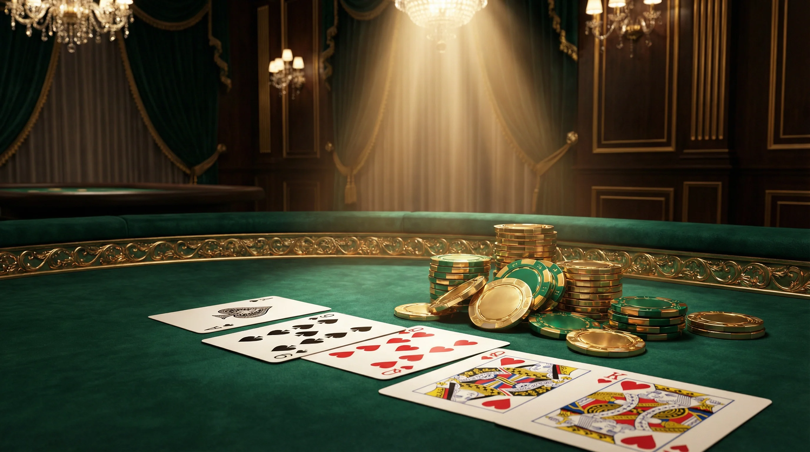 Mesa de bacará luxuosa no superbet entrar